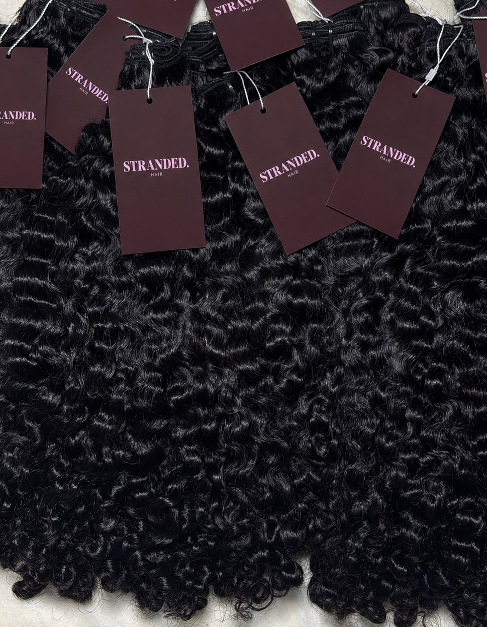 ‘Miss Behavin’ Raw Burmese Curly Bundles