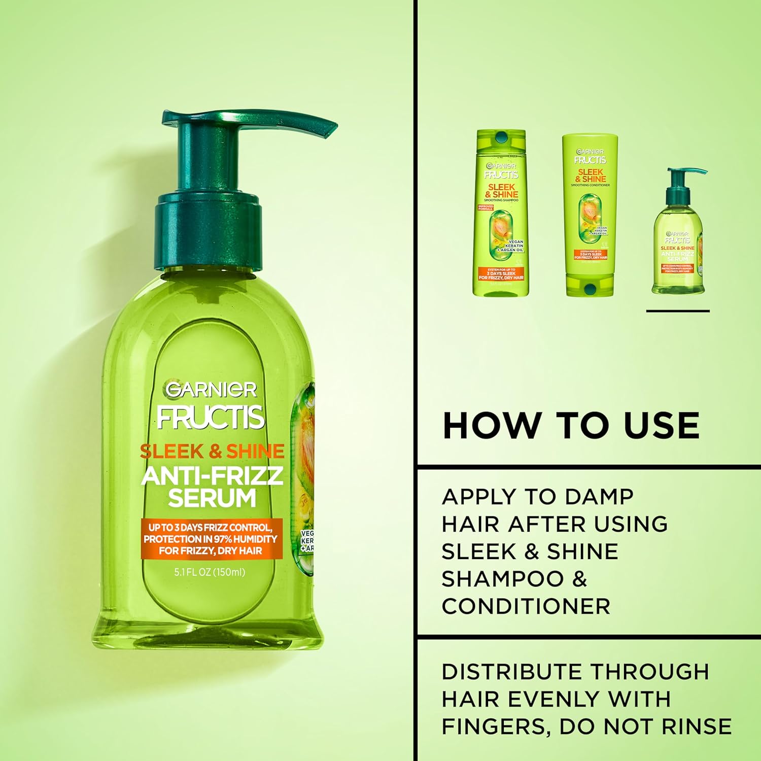 Garnier Fructis Sleek & Shine Anti-Frizz Serum