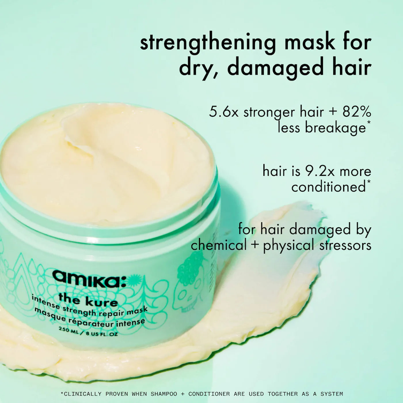 Amika The Kure Intense Strength Repair Hair Mask